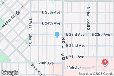 Map image of the property - 2242 N Ogden St