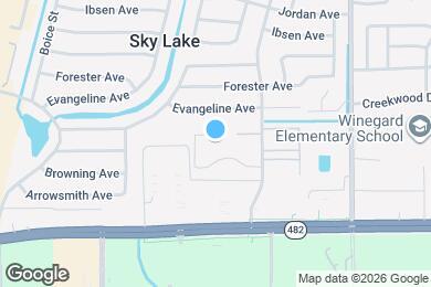 Map image of the property - 860 Sky Lake Cir
