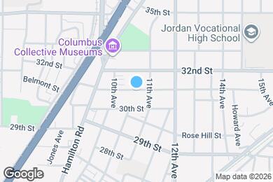 Map image of the property - 1028 31st St