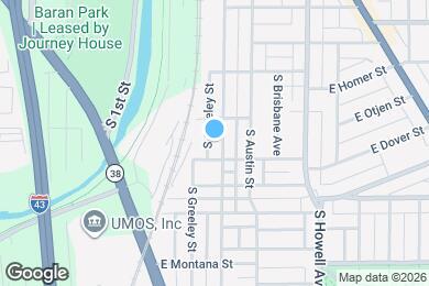 Map image of the property - 2583 S Burrell St