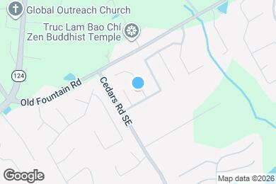 Map image of the property - 1216 Mistwater Trace NE