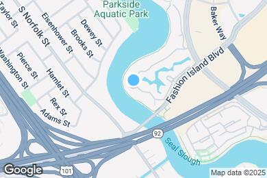 Map image of the property - 1110 Shoreline Dr