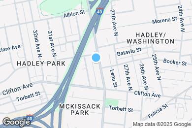 Map image of the property - 729 28th Ave N