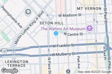 Map image of the property - 604 N Eutaw St