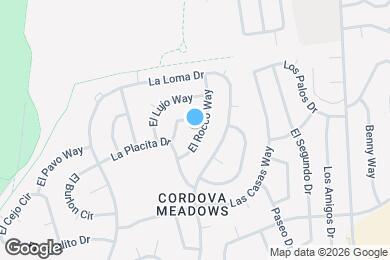 Map image of the property - 2432 El Rocco Way