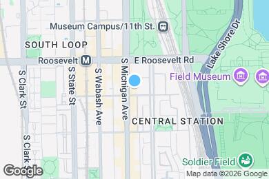 Map image of the property - 1253 S Michigan Ave