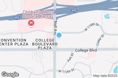 Map image of the property - Furnished Studio-Kansas City - Overland Pa...