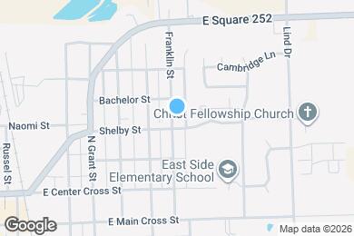 Map image of the property - 405 Franklin St