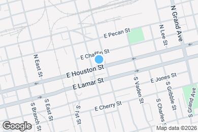 Map image of the property - 817 E Houston St