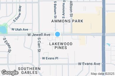 Map image of the property - 1906 S Balsam St