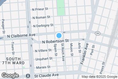 Map image of the property - 2363 N Robertson St