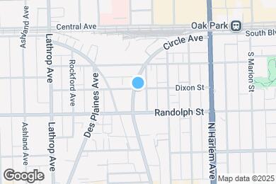 Map image of the property - 132 Circle Ave