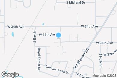 Map image of the property - 3506 S Juniper St