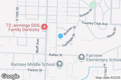 Map image of the property - 2108 Boston St