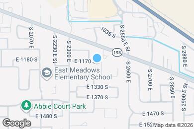 Map image of the property - 2406 E 1170 S