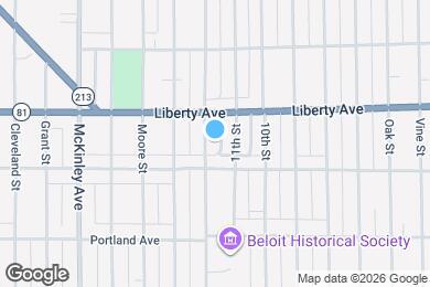 Map image of the property - 1023 Hackett St