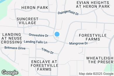 Map image of the property - 3204 Neuse Crossing Dr