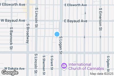 Map image of the property - 322 E Cedar Ave