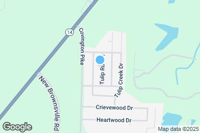 Map image of the property - 4593 Tulip Run Dr