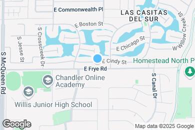 Map image of the property - 1451 E Cindy St