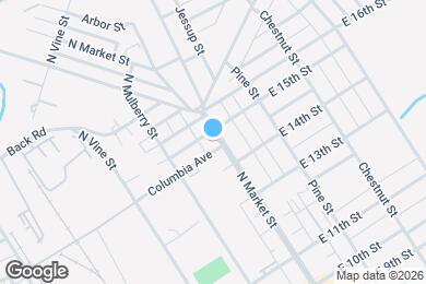 Map image of the property - 1419 Market St