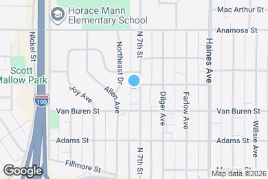 Map image of the property - 923 N 7th St