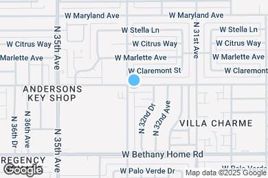 Map image of the property - 3245 W Rose Ln