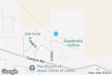 Map image of the property - 2524 E 700 S