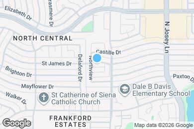 Map image of the property - 1748 St James Dr