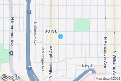 Map image of the property - 3724 N Albina Ave