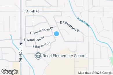 Map image of the property - 1904 N Duck Hawk Ave