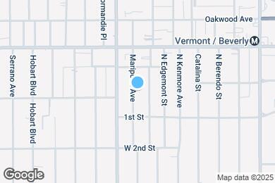 Map image of the property - 136 N Mariposa Ave