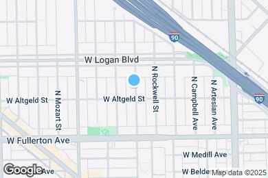 Map image of the property - 2528 N Talman Ave