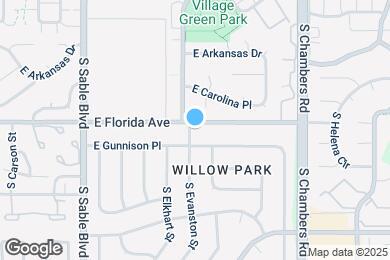 Map image of the property - 14908 E Florida Ave
