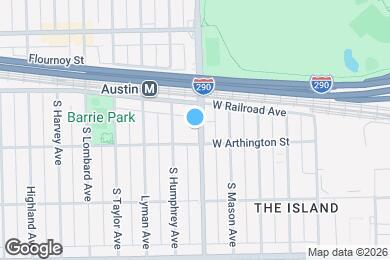 Map image of the property - 824 S Austin Blvd