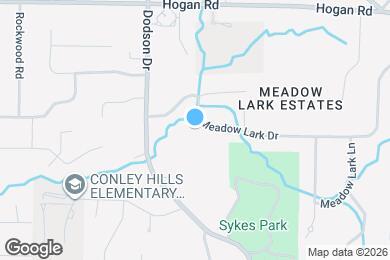 Map image of the property - 2628 Meadow Lark Dr