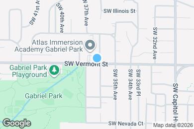 Map image of the property - 3620 SW Vermont St