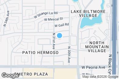 Map image of the property - 3031 W Mercer Ln