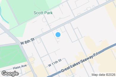 Map image of the property - 833 Lowell Ave