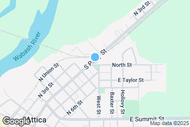 Map image of the property - 701 N Perry St