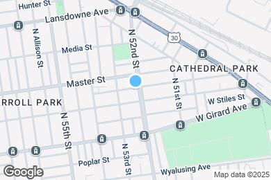 Map image of the property - 1320 N 52nd St