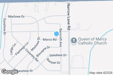 Map image of the property - 1357 Marco Rd