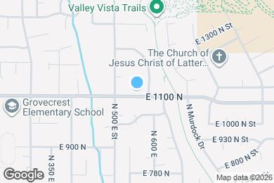 Map image of the property - 555 E 1100 N