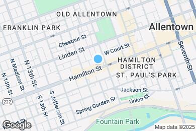 Map image of the property - 1017 W Hamilton St