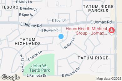 Map image of the property - 26224 N 45th St