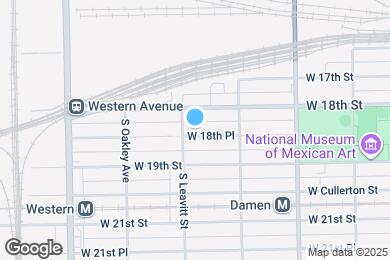 Map image of the property - 2148 W 18th Pl