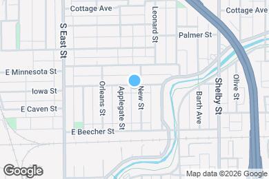 Map image of the property - 821 Iowa St