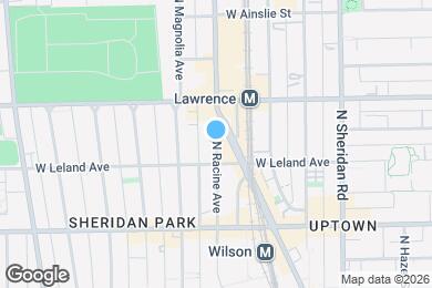 Map image of the property - 4714 N Racine Ave