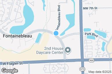 Map image of the property - 8842 Fontainebleau Blvd