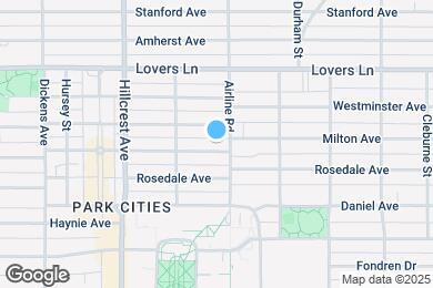 Map image of the property - 3208 Milton Ave